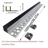 3213 Led strip aluminum channel profile bar for ceramic tile wall and ceiling