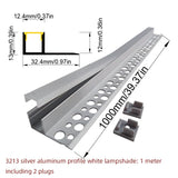 3213 Led strip aluminum channel profile bar for ceramic tile wall and ceiling