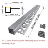 3213 Led strip aluminum channel profile bar for ceramic tile wall and ceiling