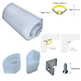 V16 V22 Triangular Flexible LED Silicone Tube – Even Glow for Curved Corners, Shelves & Custom Signs