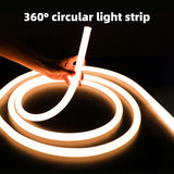 D20 1-5m  The 360° Omni-Glow Round Silicone Neon Flex Tube | Premium Diffuser Sleeve for Double-Sided LED Strips