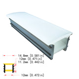 12x12mm Silicone cover profile for DIY led neon light no led strip inside