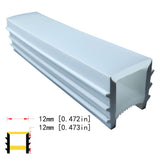 12x12mm Silicone cover profile for DIY led neon light no led strip inside