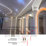 12x12mm Silicone cover profile for DIY led neon light no led strip inside