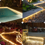 Waterproof COB led strip light 24v 10w/m 320 leds/m IP68 for indoor and outdoor