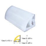 V16 V22 Triangular Flexible LED Silicone Tube – Even Glow for Curved Corners, Shelves & Custom Signs