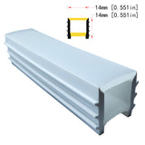 14x14mm Neon Light Silicone Tube Protection for COB/SMD Strips Curved-Friendly