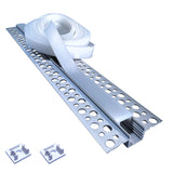 52x13mm Plaster-in LED Profile Seamless Recessed Drywall Channel 1M 2M Indirect Lighting Trimless