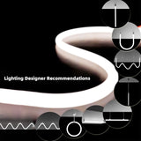 D20 1-5m  The 360° Omni-Glow Round Silicone Neon Flex Tube | Premium Diffuser Sleeve for Double-Sided LED Strips
