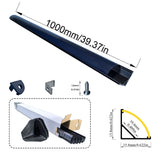 1616H 1m 2m Led aluminum profile channel V shape corner mounted led strip channel 3.3ft 6.6ft