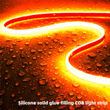 Waterproof COB led strip light 24v 10w/m 320 leds/m IP68 for indoor and outdoor