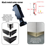 Surface Mount LED Skirting Board Aluminium Profile Kit with White Silicone Cover – 1/2M Low Level Lighting for Residential & Commercial Spaces