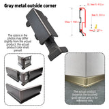 Surface Mount LED Skirting Board Aluminium Profile Kit with White Silicone Cover – 1/2M Low Level Lighting for Residential & Commercial Spaces
