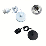1M E27 Hanging bulb lamp holder ceiling rose light pendant fittings