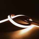10x10mm LED Neon Flex Strip (24V/10W/m, includes solder-free connectors; suitable for cabinet and curved lighting applications)