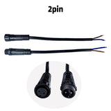 2pin-5pin Waterproof connector male female connector plug for led strip light