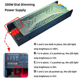 DC 12v/24v led strip power driver transformer switching power supply adapter