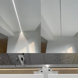 6114 Recessed Drywall LED Aluminium Profile – Black/White Diffuser or Silicone Cover for Indirect Light (1m / 2m)