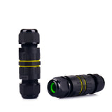 IP68 Waterproof Inline Connector - Heavy Duty Outdoor Cable Joint 2-Pin to 6-Pin