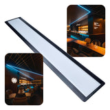 4010A Recessed LED Aluminum Profile Kit for LED Strip – 40mm Wide Embedded Channel for Dual Strip Main Lighting