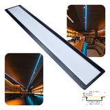 4010A Recessed LED Aluminum Profile Kit for LED Strip – 40mm Wide Embedded Channel for Dual Strip Main Lighting