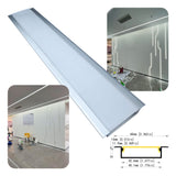 4513A Recessed LED Aluminum Profile Kit for LED Strip – 45mm Wide Embedded Channel for Dual Strip Main Lighting