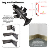 Surface Mount LED Skirting Board Aluminium Profile Kit with White Silicone Cover – 1/2M Low Level Lighting for Residential & Commercial Spaces