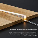 1010 Flexible bendable led silicone tube profile for DIY led strip neon light