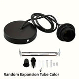 1M E27 Hanging bulb lamp holder ceiling rose light pendant fittings