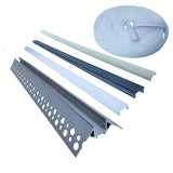 5022 Trimless Outer Corner LED Profile 2M | Seamless 90 Degree External Wall Corner Light