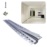 52x13mm Plaster-in LED Profile Seamless Recessed Drywall Channel 1M 2M Indirect Lighting Trimless