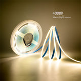 COB led strip lights 12V/24V 8mm flexible high density with adhesive 5M 10M RA90