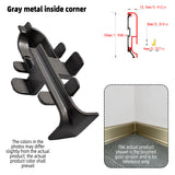 Surface Mount LED Skirting Board Aluminium Profile Kit with White Silicone Cover – 1/2M Low Level Lighting for Residential & Commercial Spaces