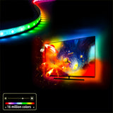 Ultra-Bright RGB COB Strip Light 24V Dot-Free 10mm Flexible LED Tape (576 LEDs per Meter)