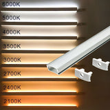 17x7mm LED aluminum profile channel with PC diffuser for led strip light 1m 2m length