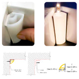 V16 V22 Triangular Flexible LED Silicone Tube – Even Glow for Curved Corners, Shelves & Custom Signs
