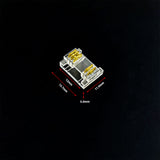 Solderless connector L shape corner connector for COB RGB led strip light