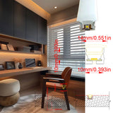 10x10mm LED Neon Flex Strip (24V/10W/m, includes solder-free connectors; suitable for cabinet and curved lighting applications)