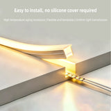 12x12mm Silicone cover profile for DIY led neon light no led strip inside