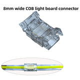 Solderless connector L shape corner connector for COB RGB led strip light