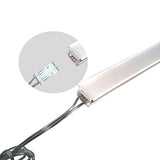 10x10mm LED Neon Flex Strip (24V/10W/m, includes solder-free connectors; suitable for cabinet and curved lighting applications)