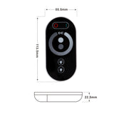 RF Touch Remote LED Strip Dimmer Controller – Single Color Brightness Adjuster, 1-20 Pack Available