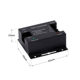RF 6-Key Touch Remote Dual Color LED Strip Controller – CCT Brightness & Color Temperature Dimmer 12-24V