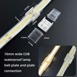 Waterproof COB led strip light 24v 10w/m 320 leds/m IP68 for indoor and outdoor