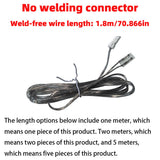 10x10mm LED Neon Flex Strip (24V/10W/m, includes solder-free connectors; suitable for cabinet and curved lighting applications)