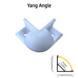 1616H 1m 2m Led aluminum profile channel V shape corner mounted led strip channel 3.3ft 6.6ft