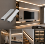 30x10mm Led aluminum profile channel for DIY led ceiling light under cabinet Light 1m 2m surface mounted or recessed installation