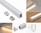 10x13mm 1m 2m Led aluminum profile for led strip lights installed on cabinet or cupboard