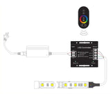 RGB touch screen dimming controller for 12v 24v SMD/COB RGB led strip light