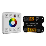 RGB touch screen dimming controller for 12v 24v SMD/COB RGB led strip light